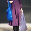 Glam rock shopper silver-lilac