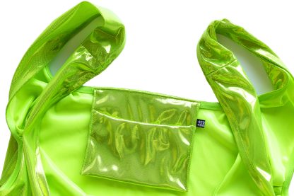 Glam rock shopper electric lime