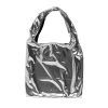 glam rock shopper® TOTE | silver-black